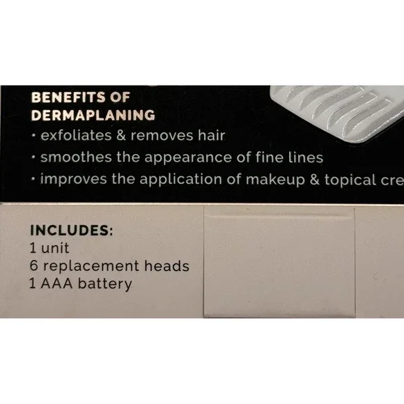 Finishing Touch Flawless Dermaplane Glo Lighted Facial Exfoliator Hair Remover - Picture 6 of 7